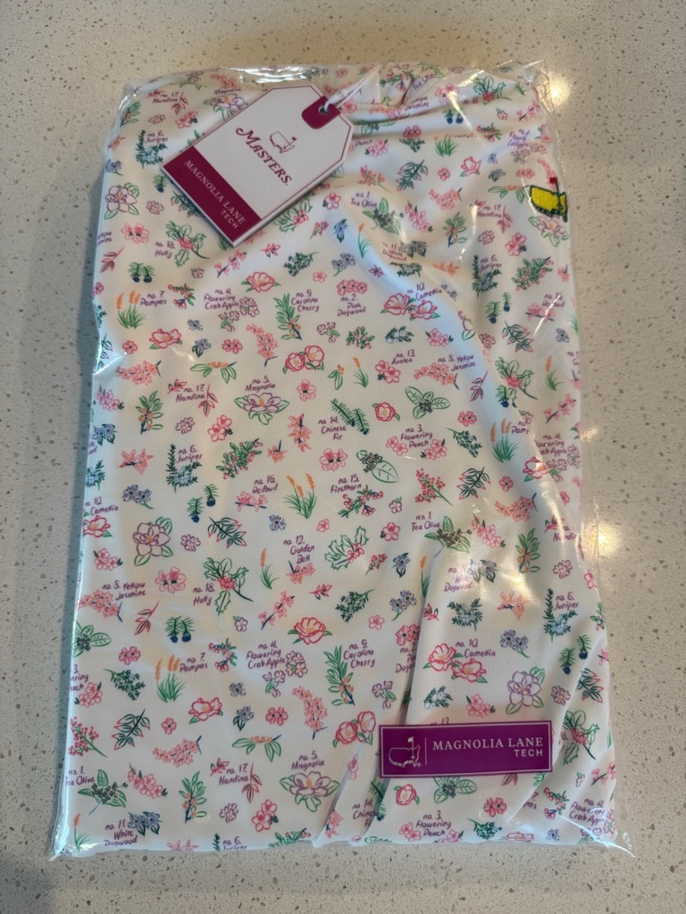 Masters Magnolia Lane Tech Women's Floral Hoodie - White/Pink